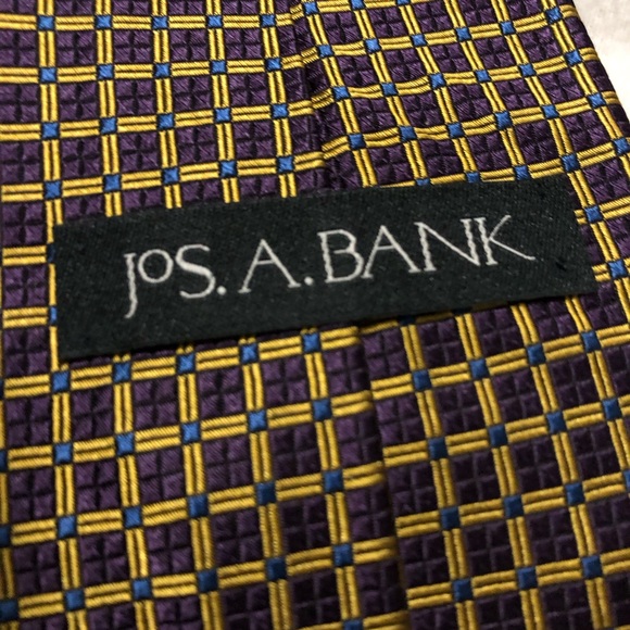 Vintage New No Tags JoS. A.Bank 60” tie 100% silk made in USA. Ready to wear! - Picture 9 of 11